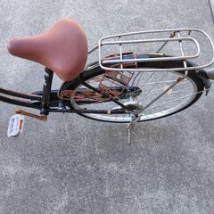 歳末処分価格！ 防犯登録致します。ステンレスハンドルオートライト26インチ自転車の画像