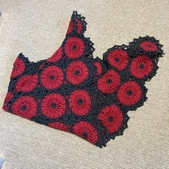 モチーフ編み巻き物(2点)の画像