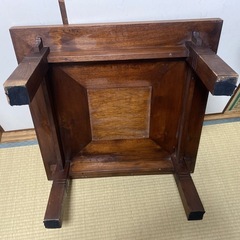 レトロ テーブル 南国 インドネシア バリ風の画像