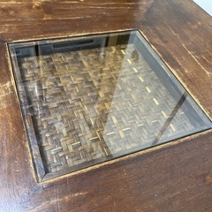 レトロ テーブル 南国 インドネシア バリ風の画像