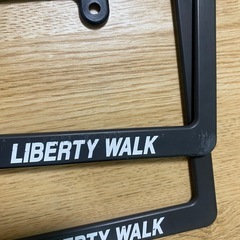 決まりました。ナンバーフレームの画像