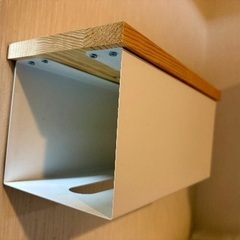 ティッシュケース ペーパーホルダー 長方形 壁掛 片手で切れる キッチン 浴室 お風呂 洗面台 収納 ナチュラルの画像