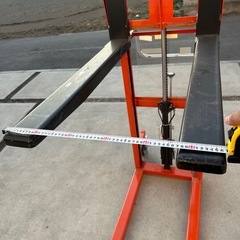 TRUSCO コゾウリフター 500kg フォーク式 の画像