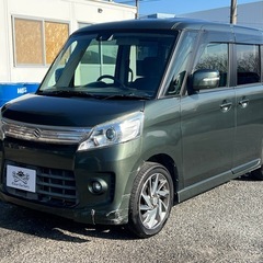 ★支払い総額 19.8万★ローン可能★スズキ スペーシアカスタム 4WD/ターボ！車検2年付き！下取り、配送可能！の画像