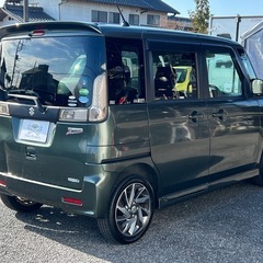 ★支払い総額 19.8万★ローン可能★スズキ スペーシアカスタム 4WD/ターボ！車検2年付き！下取り、配送可能！の画像