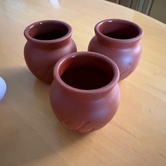 可愛い陶器の入れ物セット！の画像