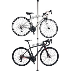 MINOURA ミノウラ バイク
タワー　シルバー ディスプレイスタンド 突っ張り式自転車収納 の画像