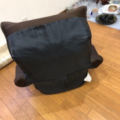 シンプルな座椅子（ブラウン）の画像