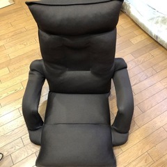 シンプルな座椅子（ブラウン）の画像