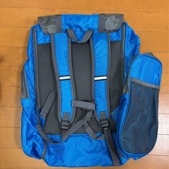 LOGOS 大型バッグブルー／大容量の画像