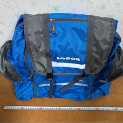 LOGOS 大型バッグブルー／大容量の画像