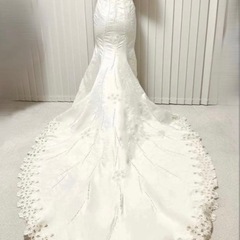 【アクセサリー付】ウェディングドレス　マーメイドの画像