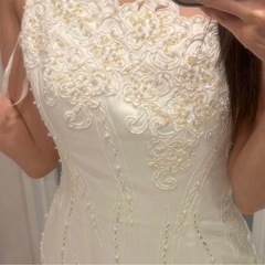 【アクセサリー付】ウェディングドレス　マーメイドの画像