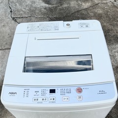配送可🚚  6.0kg洗濯機 アクア 2019年製の画像