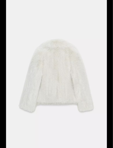 ZARA ZW COLLECTION ショートフェイクファーコート