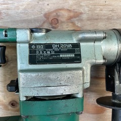 日立 ロータリーハンマードリル DH20VA 100V 動作品 ケース付き｜12/19〜12/22対応可｜別府市引き取りの画像