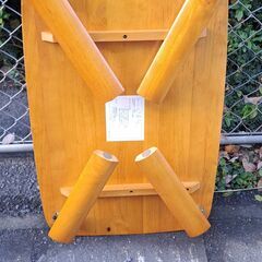 リサイクルショップどりーむ鹿大前店　No.3699　折りたたみテーブル　写真参照🎵　お買い得品🎵の画像