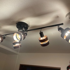 シーリングライト　ウッドリング6灯の画像