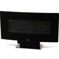 年末セール！インテリア お洒落！美品 QVCジャパン 暖炉型 電気ファンヒーター POWER HEAT 36II201CGT リモコン付きの画像