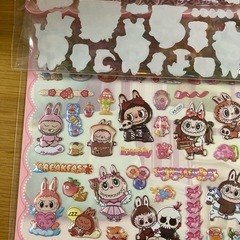 ラブブ♡2枚組シールの画像