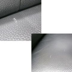 1人掛けソファ② 幅105cm 革製 ブラック 背もたれ取り外し可能 1Pソファ 黒 ソファ☆ 札幌市 北区 屯田 の画像