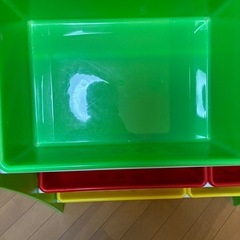 【おもちゃ収納】はらぺこあおむし子供棚 の画像