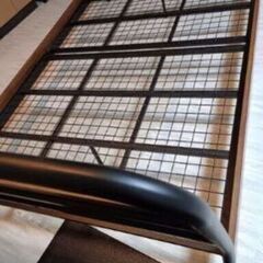 歳末大感謝セール！ニトリ セミダブルパイプベッド ダンテの画像