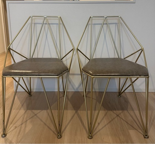 ダイニングチェア 2脚セット (一般人) 駒沢大学の椅子《ダイニング