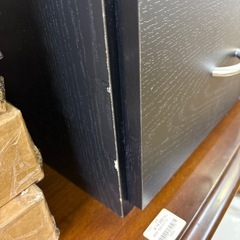 【ジャングル深井店】★スリム5段チェスト ブラック  収納 おしゃれ 家具 簡易クリーニング済 堺市 深井の画像