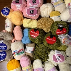 毛糸色々の画像