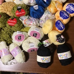 毛糸色々の画像
