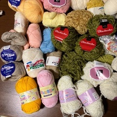 毛糸色々の画像