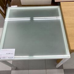 ★リユースのサカイ千葉中央店★  ダイニングテーブル 白系 H75×D75×W71 クリーニング済み TC5868の画像