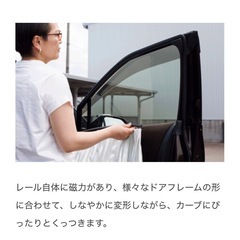 車　カーテン　目隠し　マグネット式の画像