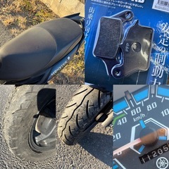 ⭐️シグナスRAY.ZR125⭐️バッテリ・ブレーキパッド・プラグなど新品交換済み⭐️原付2種スクーター⭐️の画像