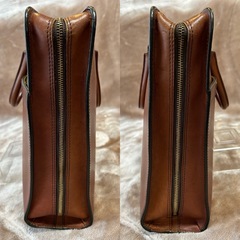 ポールスミスPaul Smithビジネスバッグ ビジネスバック ブリーフケース 書類鞄 bag かばん カバン  brown ブラウン茶色系 レザー、牛革、本革メンズ（men’s）男性用紳士ユニセックス男女兼用横幅約40センチ高さ約31センチマチ約8センチの画像