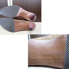 中古美品 Alfredo BANNISTER ショートブーツ サイズ38 ブラウン系 No.5022039 元箱付き 靴 クツ くつ 苫小牧西店 の画像