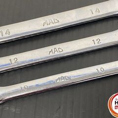 【久留米】【引き取り限定】【中古品】MAC TOOLS マックツールズ RWF610MM/RWF612MM/RWF614MM コンビネーションラチェットレンチ 3点セット サイズ:10・12・14の画像