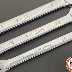 【久留米】【引き取り限定】【中古品】MAC TOOLS マックツールズ RWF610MM/RWF612MM/RWF614MM コンビネーションラチェットレンチ 3点セット サイズ:10・12・14の画像