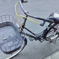 手渡しのみ、ブリヂストン、12,000円、26インチ、ブラックのママチャリ中古自転車、自転車出張修理店グッドサイクルが出品の画像