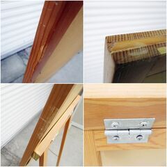 スタイルミラー　M-1058　幅34×高さ149㎝　スタンドミラー　全身鏡　姿見　市場株式会社　ナチュラル　シンプル　直接引取歓迎の画像