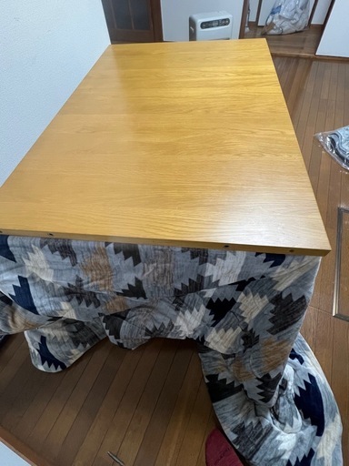 定価87,780円こたつ布団カーペットつき3段階伸長式✕こたつテーブルと120のこたつ布団つき（ニトリ）