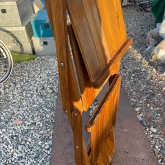 折りたたみ木製ラックの画像