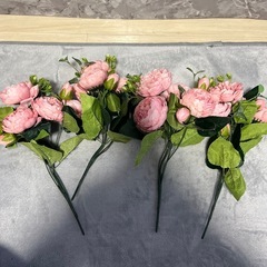 アーティシャルフラワー造花ピンクの画像