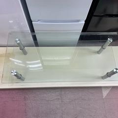 【オシャレ】ガラステーブル　3段テーブルの画像