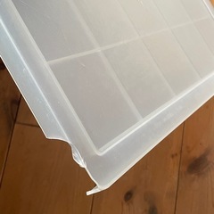 無印良品　折りたたみ収納ボックス　キャリーボックスの画像