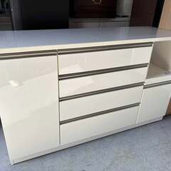 NITORI ニトリ キッチンカウンター キッチンボード幅160cm Used/キレイの画像