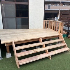 ウッドデッキ作成致します。写真追加の画像
