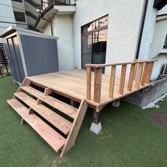 ウッドデッキ作成致します。写真追加の画像