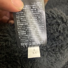 ユニクロ　ブラック　ボアフリースジャケット？　男性Mサイズの画像